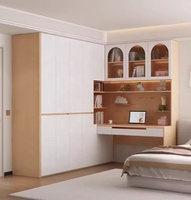Armoire, bureau et bibliothèque modernes sur mesure pour toute la maison, avec bureau d'étude réglable