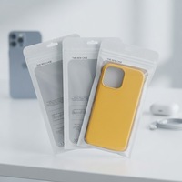 Sacs en plastique blancs semi-transparents jetables en PP avec fermeture à glissière pour l'emballage de bijoux, de vêtements et de coques de téléphone portable