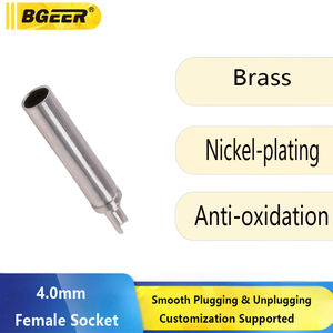 Connecteur de prise banane 4,0 mm vers borne de connexion - Cuivre pur nickelé, adaptateur de raccordement mâle-femelle - Product Image 4