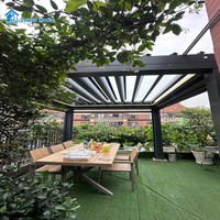 Système de pergola en aluminium durable Sweet Home pour maison d'été, gazebo de jardin et utilisation en extérieur, écologique, taille personnalisée, installation facile