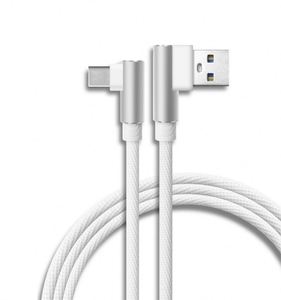 Câble de données coudé à <span class=keywords><strong>angle</strong></span> droit à 90 degrés à charge rapide 3A adapté aux câbles de charge de téléphone intelligent - Product Image 4