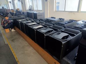 Altavoz de matriz de línea pasiva profesional de 12 pulgadas + 3 pulgadas Barra de sonido de audio de madera - Product Image 3