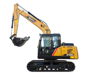 Excavatrice Sany d'occasion de haute qualité, 13 tonnes, modèle Sy135c Pro, multifonctionnelle, à vendre - Product Image 1