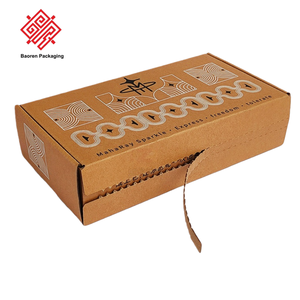 Baoren High-End Quick-Open Aircraft Carton Box with Pull Tab Adhesive Tear-Off Strip Eco-Friendly Recyclable Grey Board - Product Image 2