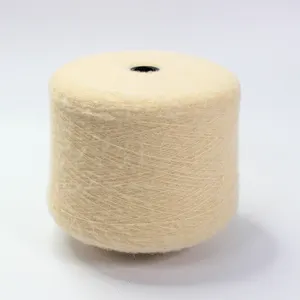 13S 66% Acrylic 31% Nylon polyamide 3% Spandex flat knitting machine wool fancy crochet melange blended baby alpaca yarn for wea