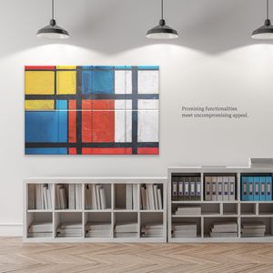 Paneles acústicos de Pintura <span class=keywords><strong>Art</strong></span>ística, juego de paneles 3D, paneles de pared acústicos modernos impresos en HD para estudio de oficina - Product Image 5