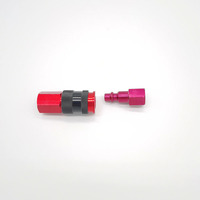Konektor Lepas Cepat PM20 Fitting Pneumatik ARO Male Merah Aluminium 0-0.8Mpa Ruichen Garansi 6 Bulan