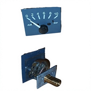 Manomètre de pression d'air compatible TATA 1318 1512, OEM 261854209928, 12V 24V, pièces de tableau de bord pour camions et bus - Product Image 1