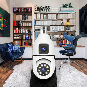 <span class=keywords><strong>Telecamera</strong></span> di Sicurezza WiFi <span class=keywords><strong>a</strong></span> Doppia Lente E27 2MP+2MP 4MP Panoramica <span class=keywords><strong>a</strong></span> 360 Gradi PTZ IP per Esterni con Luce LED - Product Image 4