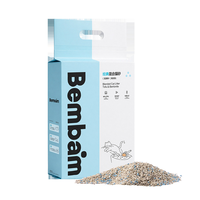 Litière pour chat mixte, mélange de tofu et de bentonite, faible teneur en poussière, agglomération rapide, désodorisant, sable pour chat