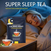 Sachets de thé chinois traditionnels pour le sommeil OEM ODM, thé aux herbes naturelles pour favoriser le sommeil, apaisant et relaxant