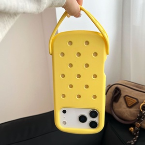 Coque de téléphone 3D style sabot en TPU, avec breloques DIY, motif animal ajouré, dissipant la chaleur, antichoc pour 16 15 14 <span class=keywords><strong>Pro</strong></span> Max - Product Image 4