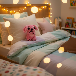 Orsacchiotto Luminoso con Ninna Nanna, Peluche Calmante che Dorme, Asinello e Gatto che Canto la Ninna Nanna, Musica Notturna per Neonati - Product Image 5