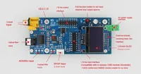 Nvarcher AK4118 Carte Récepteur Fibre Coaxiale vers IIS Support XMOS/Amanero USB avec Télécommande à Affichage OLED
