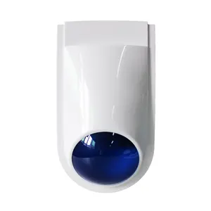 LS-111 System alarm wired 12V outdoor alarm siren and strobe light alarm indoor/outdoor siren