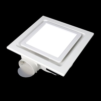 Ventilateur de plafond et extracteur d'air ZEHER à faible bruit avec lumière LED de haute qualité, vente flash