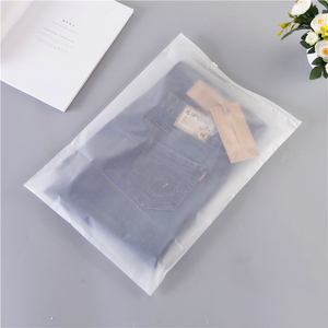 Sacs <span class=keywords><strong>en</strong></span> <span class=keywords><strong>plastique</strong></span> avec fermeture à glissière givré/brillant/transparent pour les vêtements Marchandises <span class=keywords><strong>en</strong></span> stock vente <span class=keywords><strong>en</strong></span> <span class=keywords><strong>gros</strong></span> - Product Image 3
