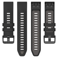 Bracelet de montre sport double couleur à dégagement rapide pour Garmin Fenix 8 E 7X 7S/Tactix 8 7/Quatix 7 Pro/Descent G2/Epix Pro