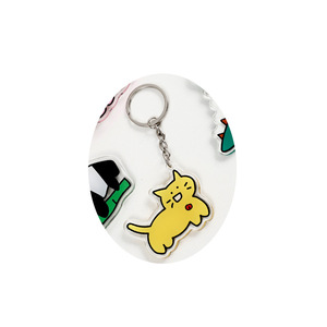 Usine en gros nouveau porte-clés acrylique Animal Double face pour cartables pendentifs accessoires étiquettes petits cadeaux décorations - Product Image 5