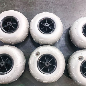 Huuan — <span class=keywords><strong>chariot</strong></span> de pêche de <span class=keywords><strong>plage</strong></span> de 12 pouces, fauteuil roulant <span class=keywords><strong>gonflable</strong></span> en PU, pour <span class=keywords><strong>chariot</strong></span> de Kayak - Product Image 2