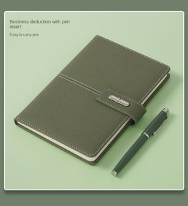 Bán buôn khuyến mại mặt Hàng quà tặng sang trọng máy tính xách tay A5 Tạp Chí da tùy chỉnh văn phòng kinh doanh nhật ký công ty bộ quà tặng với Cup - Product Image 4