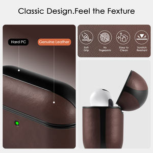 Étui pour écouteurs en cuir PU antichoc de haute qualité pour Airpods <span class=keywords><strong>Pro</strong></span> 2 Étui complet pour Airpods 3/4 <span class=keywords><strong>Pro</strong></span> 2 - Product Image 6