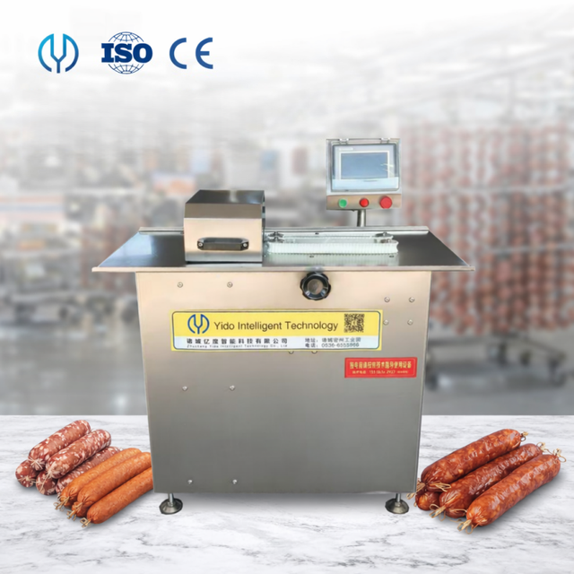 Automatic Sausage Bundling Machine Double-tube Sausage Wire Knotting Machine Hot Dog Tying Linker Salami Twisting Machine
