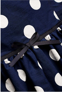 Nouvelles robes d'été à pois sans manches pour enfants et filles, mode enfantine, provenance Chine - Product Image 5