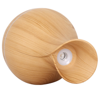 Nouveau humidificateur ultrasonique à LED 7 couleurs, effet bois, 200 ml, diffuseur d'huiles essentielles, alimentation USB, portable pour voiture, maison et extérieur