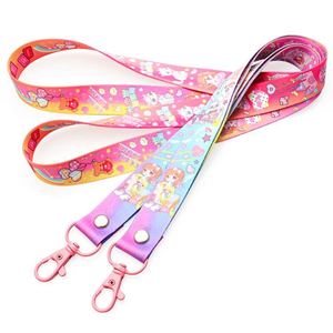 Wholesale No Minimum Order Custom Printed <b>Lanyards</b> Cheapest Graffiti Anime <b>Lanyard</b> With Id Holder - Product Image 2