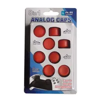 8 en 1 Grip en silicone pour joystick PS5, design champignon, pour manette PS5, sans emballage