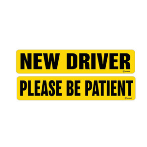 Aimant de conducteur <span class=keywords><strong>personnalisé</strong></span> pour <span class=keywords><strong>voiture</strong></span>, veuillez être Patient, étudiant, conducteur magnétique réfléchissant, autocollant de pare-chocs - Product Image 5