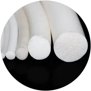 Tiras de espuma de silicona suave de alta resistencia, personalizadas, 3,5mm, color blanco, buena calidad