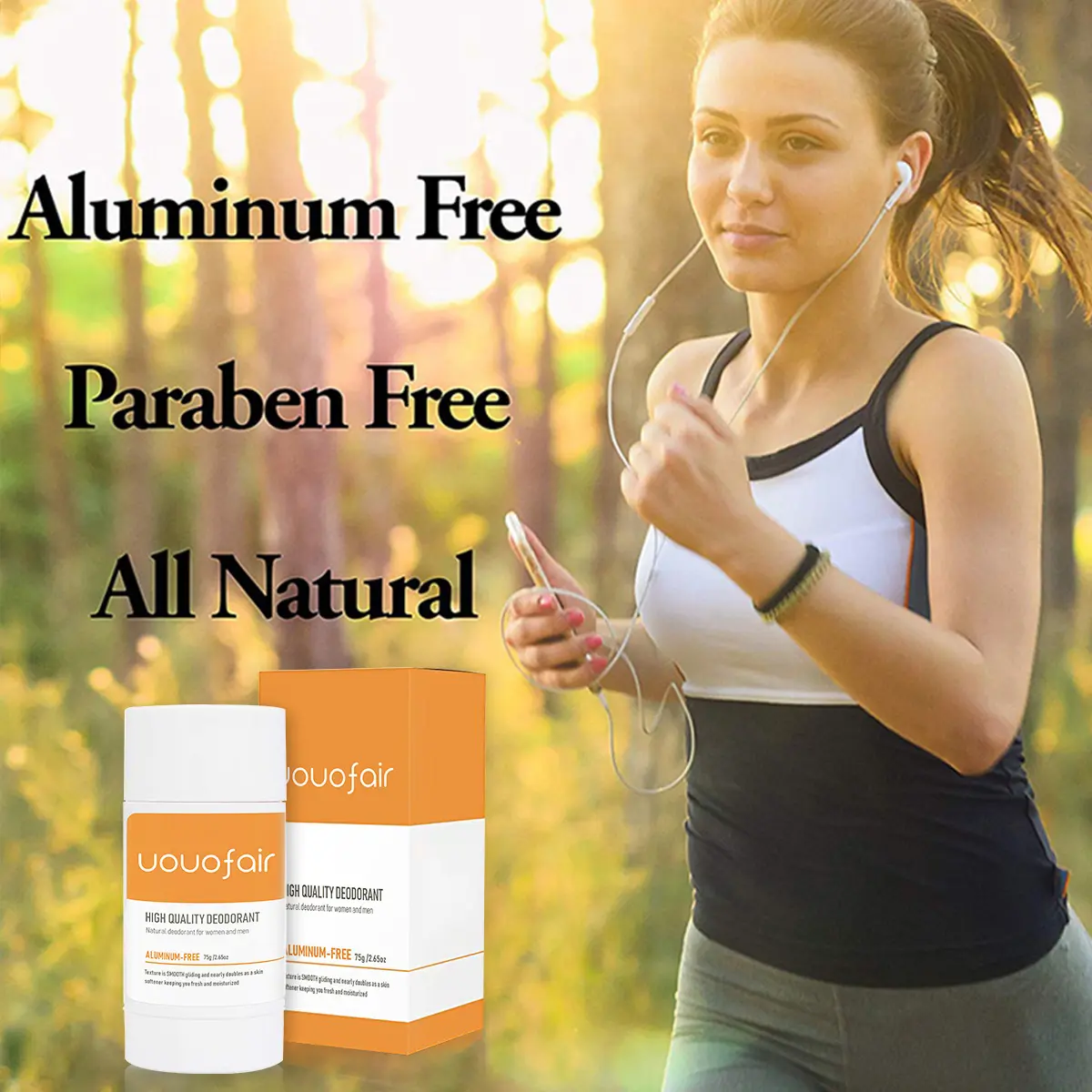 Aluminum free deodorant antiperspirant for women body bulk custom container cute deodorant stick woman factory men gel
