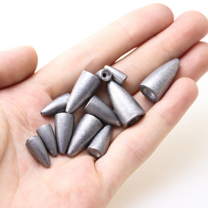 ตะกั่วตกปลาแบบกระสุน น้ำหนัก 7-40 กรัม ขายส่ง / สามารถเลือกวัสดุเป็นสังกะสีได้ด้วย - Product Image 2