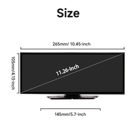 11,26 pouces 3G+64G Android 13 DVR 4G WiFi GPS Navigation Surveillance à distance 24H Enregistreur vidéo 1080P Double caméra Android Auto Carplay