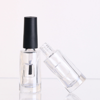 Flacon en verre rond transparent vide de 9 ml pour vernis à ongles en gel, vente en gros