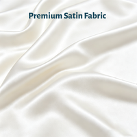 Taie d'oreiller en satin couleur personnalisée avec fermeture à rabat en polyester pour hôtel, vente au détail, OEM, ODM, vente en gros