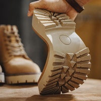 Bottes pour hommes Maden, style cowboy, en daim rétro, à semelle épaisse, mi-montantes, plateforme, Botas, pour le travail et la randonnée, tendance automne 2026
