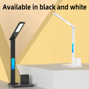 Innovative Multifunctional LED Desk <b>Lamp</b>: Touch, Calendar,15W Wireless <b>Charging</b>, Transparent Design-A Must-Have for Smart Living - Product Image 2