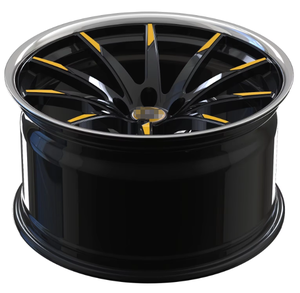 ล้ออัลลอยด์อะลูมิเนียมฟอร์จ 2 ชิ้น ขนาดใหม่ 4x18 19 20 21 25 มม. 30 มม. แบบ 5 ก้าน สีดำเงา หน้าเจียร สำหรับรถลูทอส ปี 1999 - Product Image 3