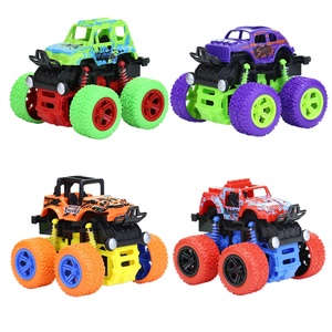 Coche de juguete de inercia 4x4 al por mayor para niños, vehículo de plástico todoterreno para acrobacias, coche de juguete de fricción para niños - Product Image 2