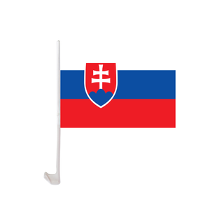 <span class=keywords><strong>Bandera</strong></span> de <span class=keywords><strong>Eslovaquia</strong></span> de 12x18 Pulgadas, <span class=keywords><strong>Bandera</strong></span> Nacional Eslova de Poliéster para Ventana de Coche, <span class=keywords><strong>Bandera</strong></span> Eslova para Coche con Ventosa - Product Image 1