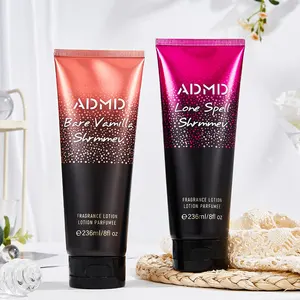 Wholesale Fragrance Body Lotion For Women Hot-selling Large Discount 236ml Moisturizing Whitening Glitter Fragrance Body Cream