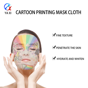 Y154-16 Masque facial en feuille de fibre végétale à motif personnalisé « Love Wins » avec impression de personnage de dessin animé animal amusant pour le <span class=keywords><strong>soin</strong></span> de la peau - Product Image 2
