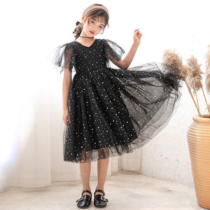 simple black frock design