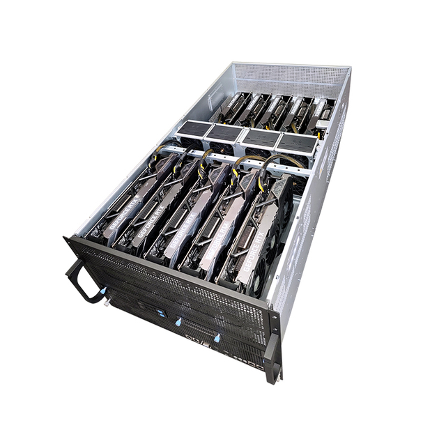 High Performance GPU Rack Server Barebone AI Artificial Intelligence Deep Learning Workstation for Data Center