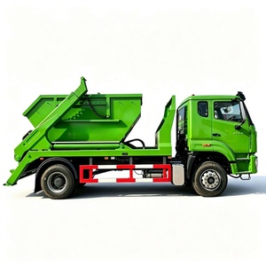Camión de Basura HOWO 4x2 12CMB con Brazo Oscilante Desmontable y Contenedores de Carga, Nuevo, Diésel Euro 2, Solución para Residuos Comunitarios - Product Image 4