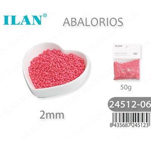 Perline Rosa da 2mm per Creazione di Gioielli, 50g - Product Image 1