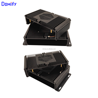 Factory Custom OEM ODM Used Mini ITX Aluminum Alloy Fanless Industrial Electrical PCB Mini Enclosure Computer PC Tower DM04